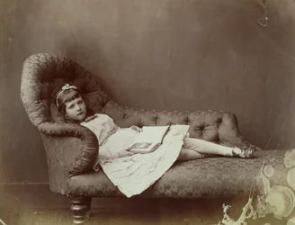 Porträt von Xie Kitchin (Albuminabzug)